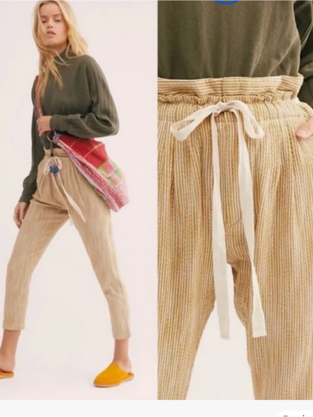 Free People Drawstring Jogger Pants